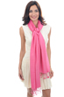 Cashmere & Seide kaschmir pullover damen platine leuchtendes rosa 201 cm x 71 cm
